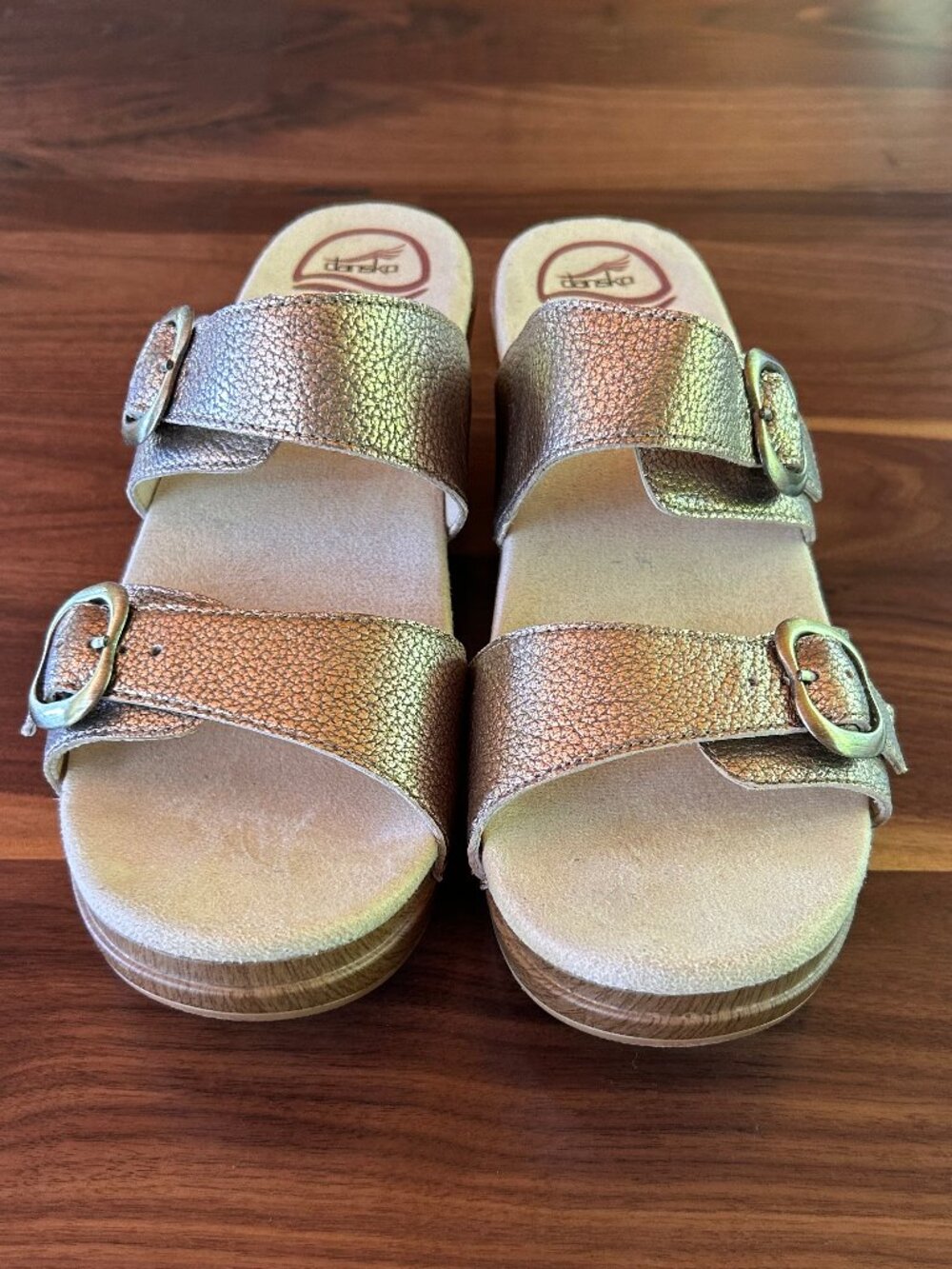Dansko Sophie sandals in Bronze